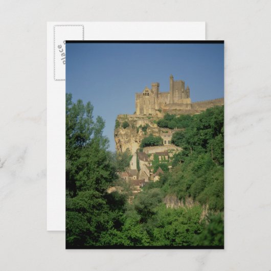 Buiten uitzicht van de onderste kliffen briefkaart (Voorkant / Achterkant)