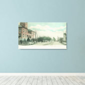 Buiten Uitzicht van de openbare bibliotheek op San Canvas Afdruk (Insitu (Houten vloer))