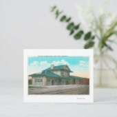 Buiten Uitzicht van de opslagplaats van de zuideli Briefkaart (Staand voorkant)