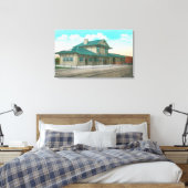 Buiten Uitzicht van de opslagplaats van de zuideli Canvas Afdruk (Insitu (Slaapkamer))