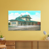 Buiten Uitzicht van de opslagplaats van de zuideli Canvas Afdruk (Insitu (Woonkamer))