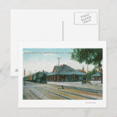 Buiten Uitzicht van de opslagplaats van het zuidel Briefkaart (Voorkant / Achterkant)