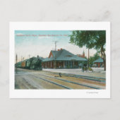 Buiten Uitzicht van de opslagplaats van het zuidel Briefkaart (Voorkant)