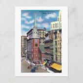 Buiten Uitzicht van de Oude bijeenkomst van de Sou Briefkaart (Voorkant)