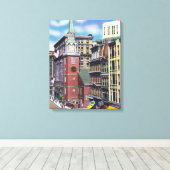 Buiten Uitzicht van de Oude bijeenkomst van de Sou Canvas Afdruk (Insitu (Houten vloer))