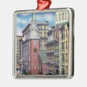 Buiten Uitzicht van de Oude bijeenkomst van de Sou Metalen Ornament (Links)