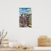 Buiten Uitzicht van de Oude bijeenkomst van de Sou Poster (Keuken)