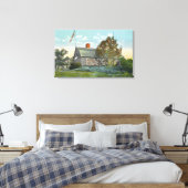 Buiten Uitzicht van de oude borgtocht Canvas Afdruk (Insitu (Slaapkamer))