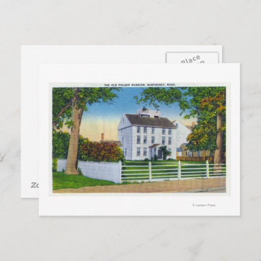 Buiten Uitzicht van de Oude Folgerbeveiliging Briefkaart (Voorkant / Achterkant)