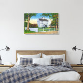 Buiten Uitzicht van de Oude Folgerbeveiliging Canvas Afdruk (Insitu (Slaapkamer))