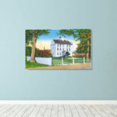 Buiten Uitzicht van de Oude Folgerbeveiliging Canvas Afdruk (Insitu (Houten vloer))