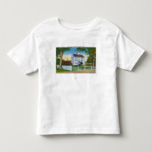 Buiten Uitzicht van de Oude Folgerbeveiliging Kinder Shirts