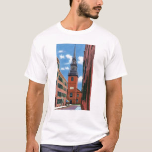 Buiten Uitzicht van de oude Noord-Kerk T-shirt