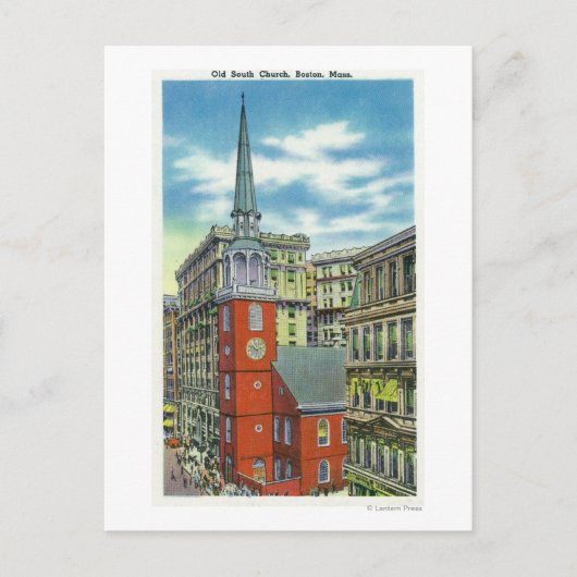 Buiten Uitzicht van de Oude Zuidkerk Briefkaart (Voorkant)