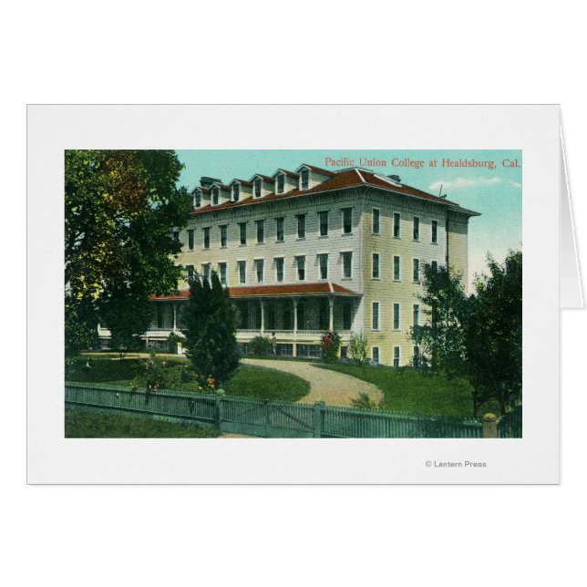Buiten Uitzicht van de Pacific Union College (Voorkant Horizontaal)