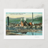 Buiten Uitzicht van de Panhandle Lumber Mill Briefkaart (Voorkant)