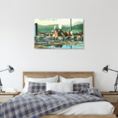 Buiten Uitzicht van de Panhandle Lumber Mill Canvas Afdruk (Insitu (Slaapkamer))