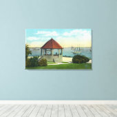 Buiten Uitzicht van de parel van Orr's Island Canvas Afdruk (Insitu (Houten vloer))