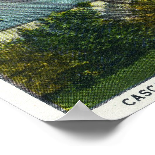 Buiten Uitzicht van de parel van Orr's Island Poster (Hoek)