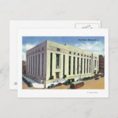 Buiten Uitzicht van de Post Kantoor # 2 Briefkaart (Voorkant / Achterkant)