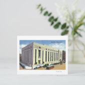 Buiten Uitzicht van de Post Kantoor # 2 Briefkaart (Staand voorkant)