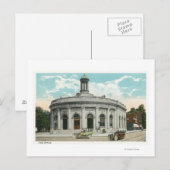 Buiten Uitzicht van de post Kantoor 2 Briefkaart (Voorkant / Achterkant)