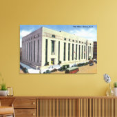 Buiten Uitzicht van de Post Kantoor # 2 Canvas Afdruk (Insitu (Woonkamer))