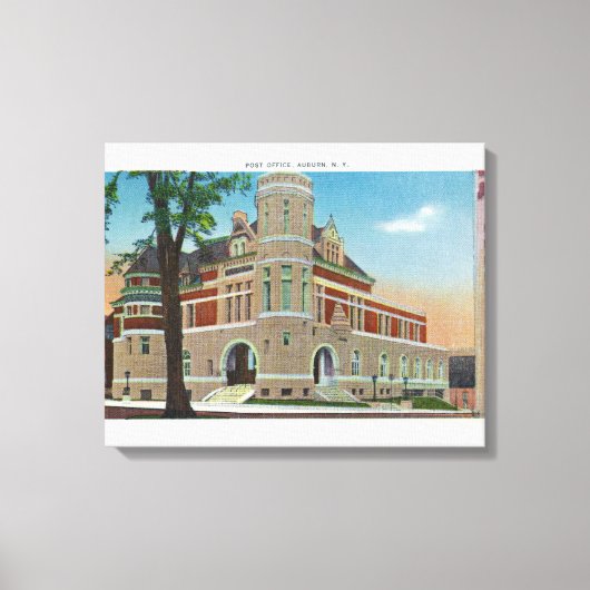 Buiten Uitzicht van de post Kantoor 3 Canvas Afdruk (Voorkant)