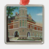 Buiten Uitzicht van de post Kantoor 3 Metalen Ornament (Voorkant)