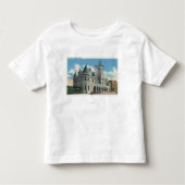 Buiten Uitzicht van de post Kantoor 4 Kinder Shirts (Voorkant)