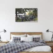 Buiten Uitzicht van de post Quarters Canvas Afdruk (Insitu (Slaapkamer))