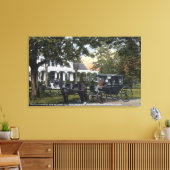 Buiten Uitzicht van de post Quarters Canvas Afdruk (Insitu (Woonkamer))