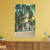 Buiten Uitzicht van de protestantse Nederlandse ke Canvas Afdruk (Insitu (Woonkamer))