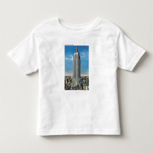 Buiten Uitzicht van de Rijk State Bldg Kinder Shirts (Voorkant)