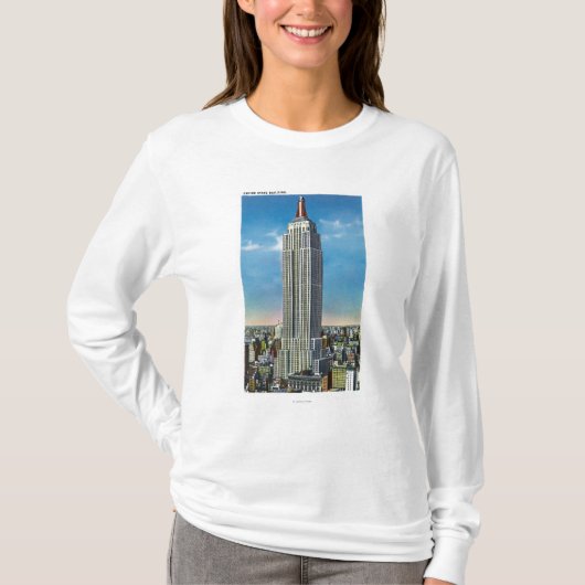 Buiten Uitzicht van de Rijk State Bldg T-shirt (Voorkant)