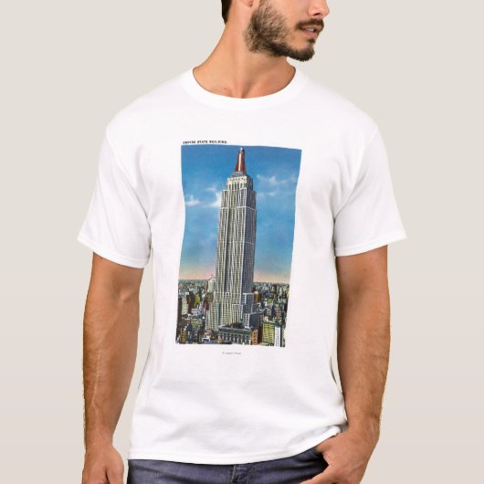 Buiten Uitzicht van de Rijk State Bldg T-shirt (Voorkant)