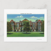 Buiten Uitzicht van de Rockefeller Hall, Vassar Briefkaart (Voorkant)