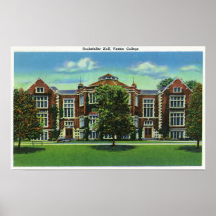 Buiten Uitzicht van de Rockefeller Hall, Vassar Poster
