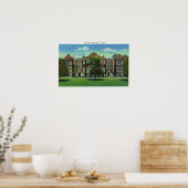 Buiten Uitzicht van de Rockefeller Hall, Vassar Poster (Keuken)