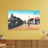 Buiten Uitzicht van de RR van het noordwestelijke  Canvas Afdruk (Insitu (Woonkamer))