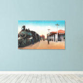 Buiten Uitzicht van de RR van het noordwestelijke  Canvas Afdruk (Insitu (Houten vloer))