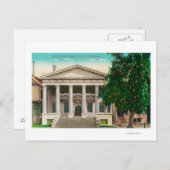 Buiten Uitzicht van de Scottish Rite Temple Briefkaart (Voorkant / Achterkant)