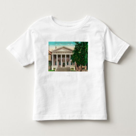Buiten Uitzicht van de Scottish Rite Temple Kinder Shirts (Voorkant)