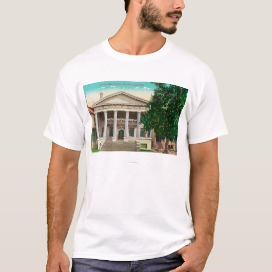 Buiten Uitzicht van de Scottish Rite Temple T-shirt (Voorkant)