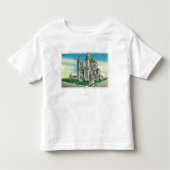 Buiten Uitzicht van de Shrine of our Lady of Kinder Shirts (Voorkant)