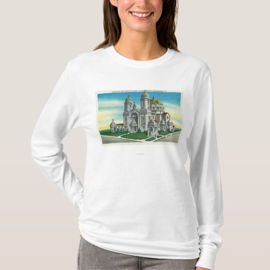 Buiten Uitzicht van de Shrine of our Lady of T-shirt (Voorkant)