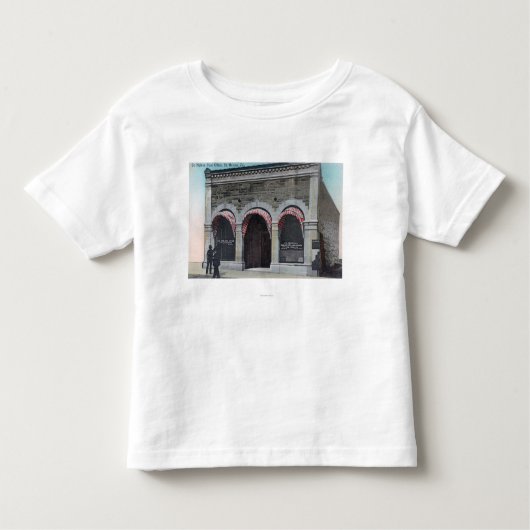 Buiten Uitzicht van de Sint-Helena Post-Kantoor Kinder Shirts (Voorkant)