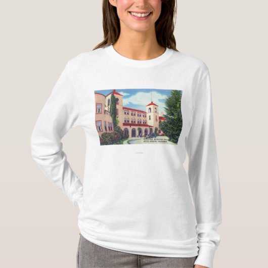 Buiten Uitzicht van de Sonoma Mission Inn T-shirt (Voorkant)