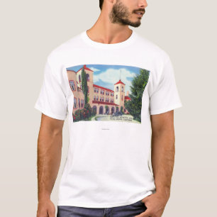 Buiten Uitzicht van de Sonoma Mission Inn T-shirt