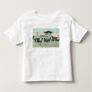 Buiten Uitzicht van de South Pacific Depot 4 Kinder Shirts